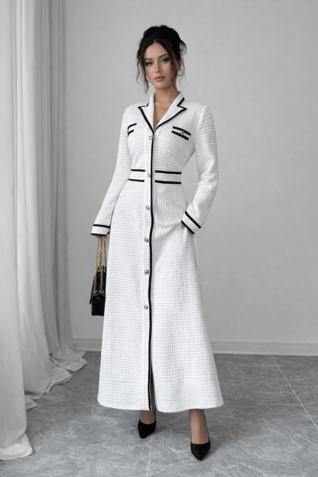 Layali Prestige Button Maxi