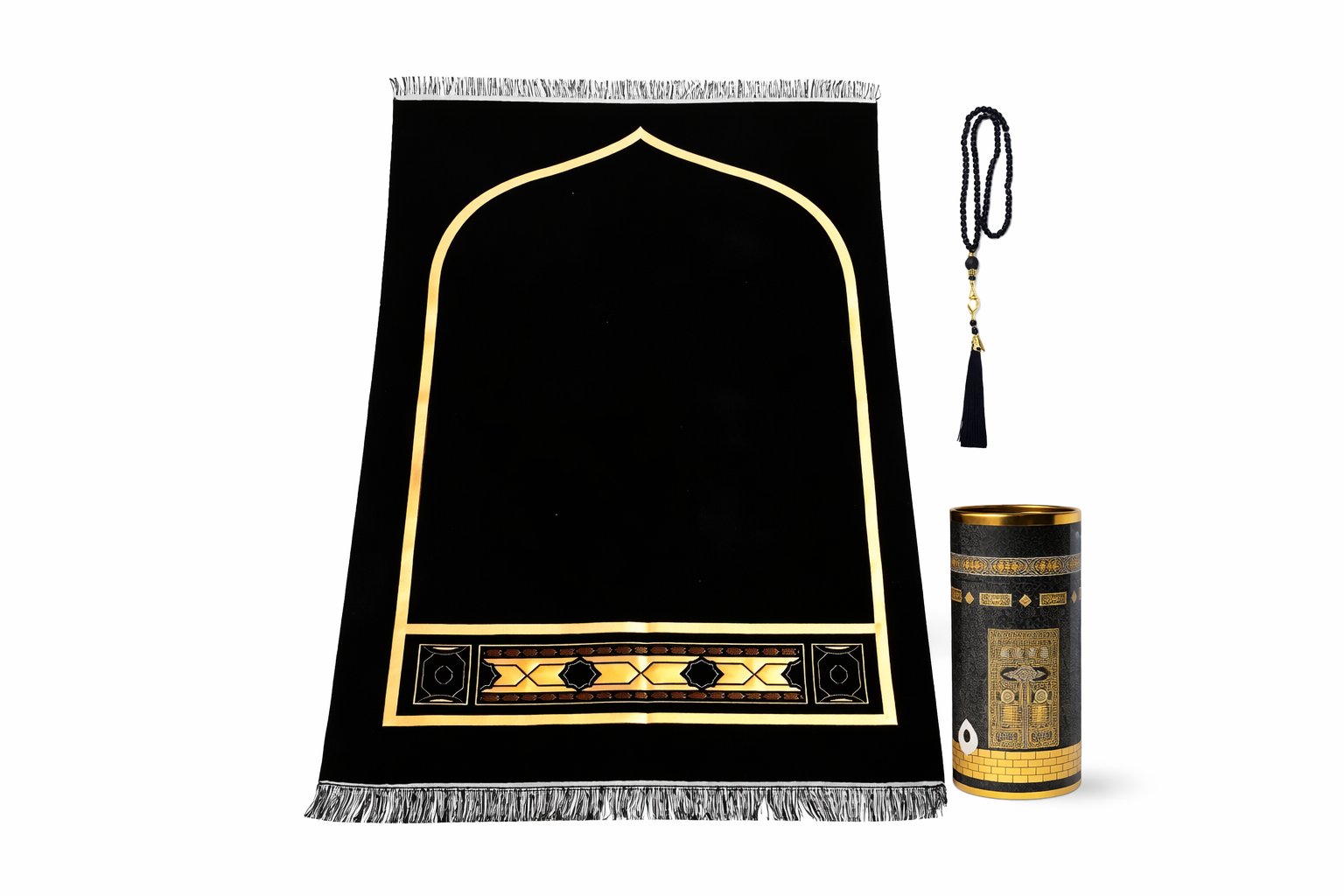 Böneset svart & guld