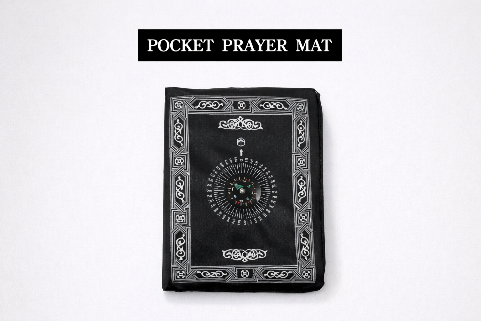 Rese bönematta med Qibla kompass