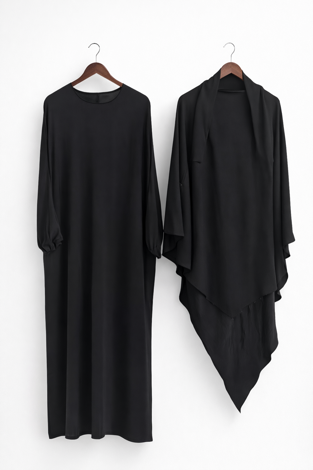 Elegant tvådelad abaya set
