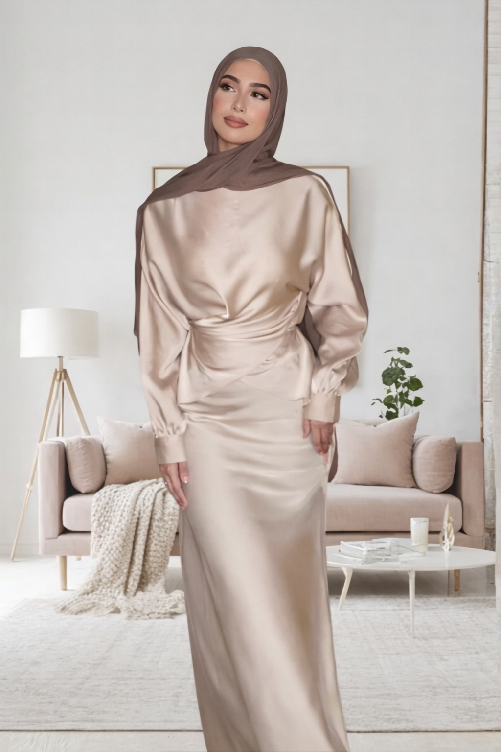 Satin Abaya