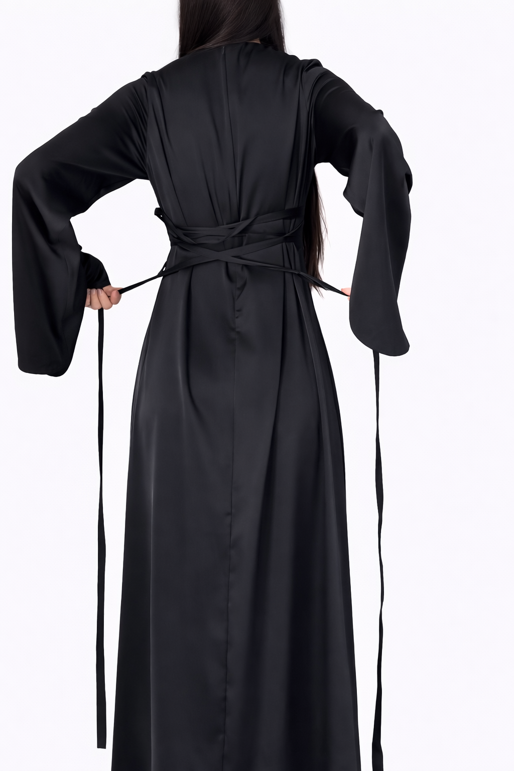 Elegant Abaya Svart