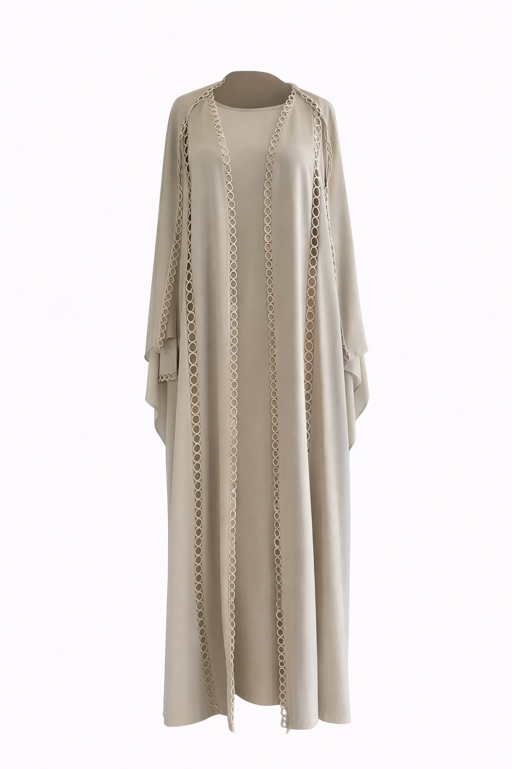 Två delad premium Abaya