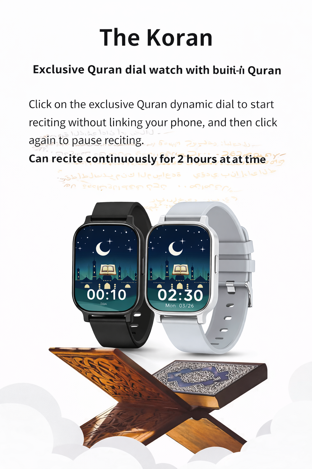 DeenSmart Pro – Qur’an & Prayer Smartwatch