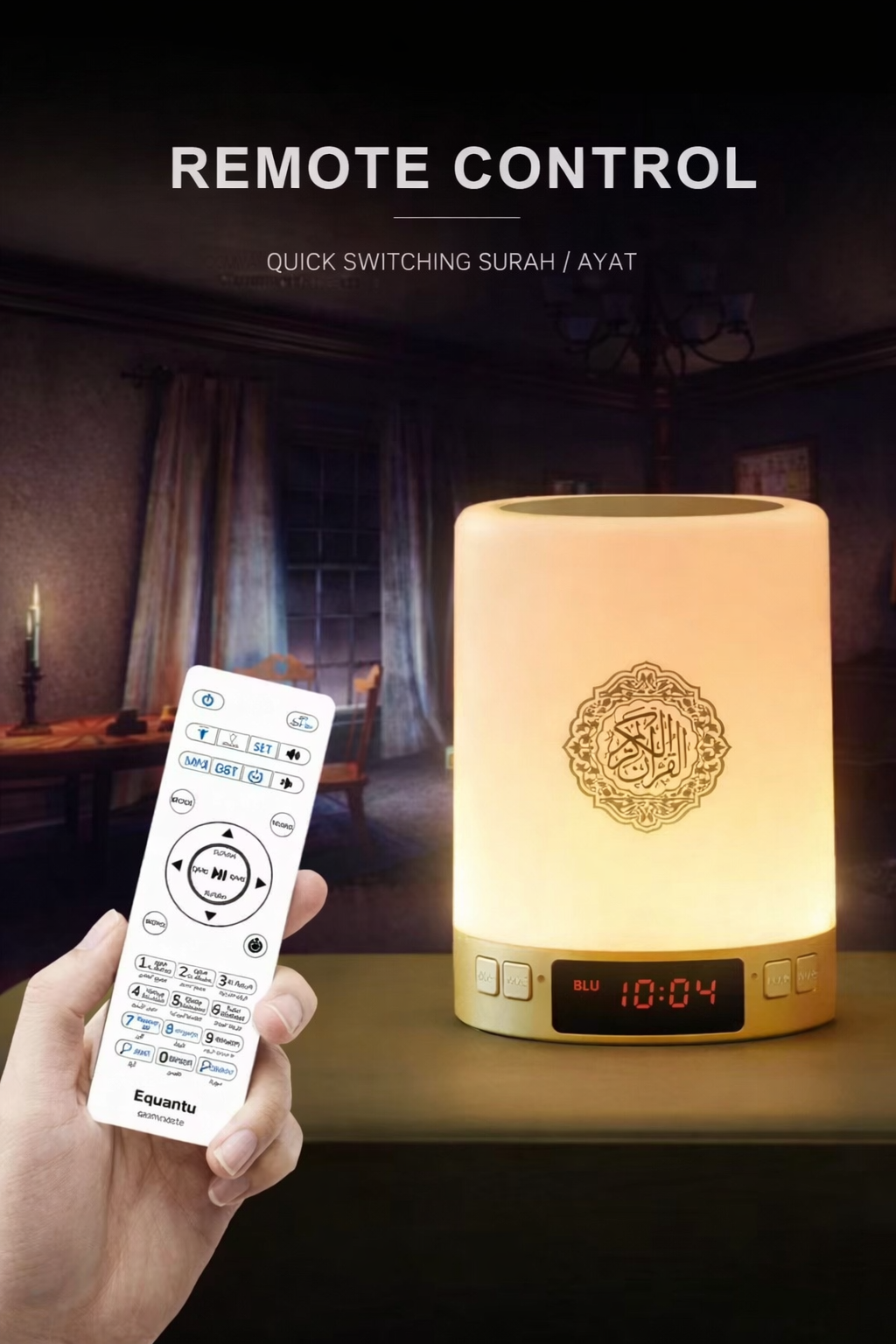 Noor Smart Quran Speaker – App, Touch och Fjärrkontroll