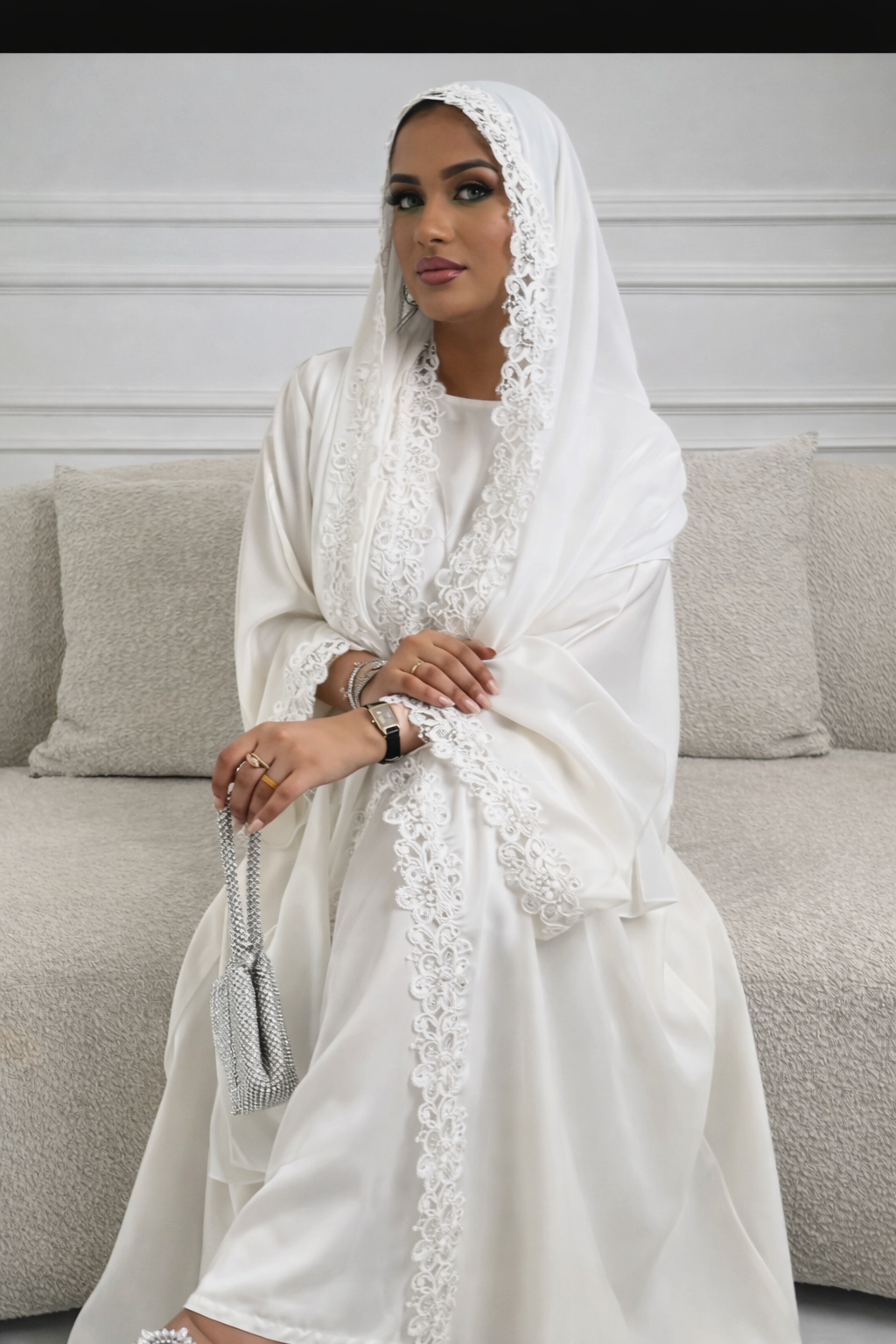 Noor An-Nikkah – Elegant Nikkah Klänning för den Speciella Dagen